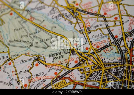 Map of Turin Airport (Caselle Airport) (Italy). IATA-code: TRN. Airport ...