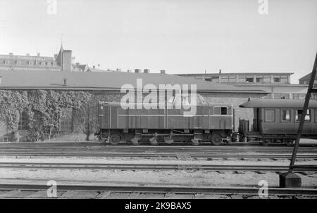 Diesel hydraulic locomotive. State Railways, SJ TP 3505. Stock Photo