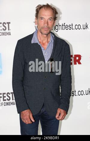 Julian Sands (The Phantom of The Opera) attends premiere of 'Ghosts of Monday' at Arrow FrightFest held at Cineworld Leicester Square in London. Stock Photo