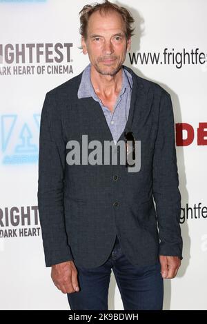 Julian Sands (The Phantom of The Opera) attends premiere of 'Ghosts of Monday' at Arrow FrightFest held at Cineworld Leicester Square in London. Stock Photo