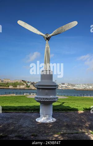 Royal Air Force Mount Batten Memorial, Plymouth, Devon Stock Photo - Alamy