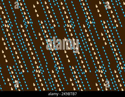 Vector pattern made of cartoon raindrops Stock Vector Image & Art - Alamy
