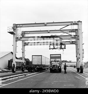 Container terminal. SJ SLPS Stock Photo