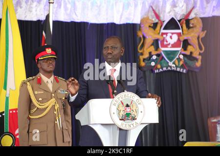 President Ruto Swearing In Nairobi, Kenya. 27th Oct, 2022. President William Ruto and deputy ...