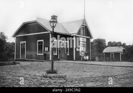 Varberg - Ätrans Railway. Wbäj. Stock Photo