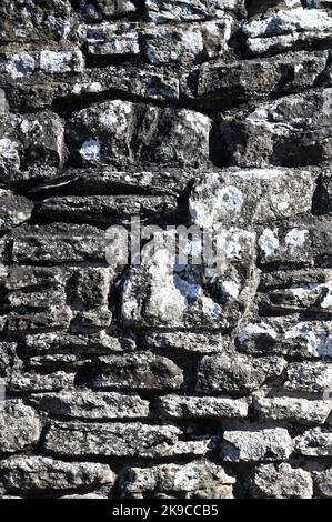 Vintage Old Brick Stone Wall, Background Texture Stock Photo