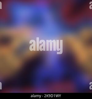 Blurred colorful blue red seamless background texture, little bit blobby Stock Photo