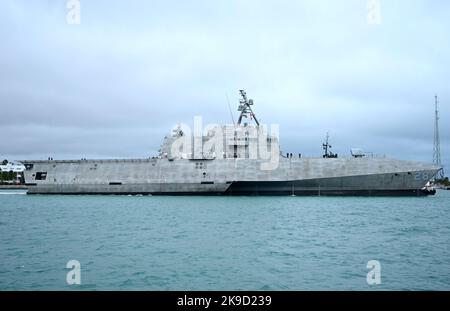 The Navy's 14th Independence-variant littoral combat ship, USS Savannah (LCS 28) U.S. Navy Stock Photo