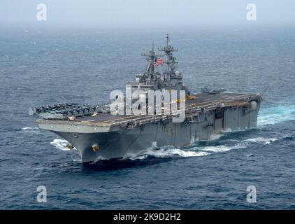 Amphibious assault ship USS Essex (LHD 2) U.S. Navy Stock Photo