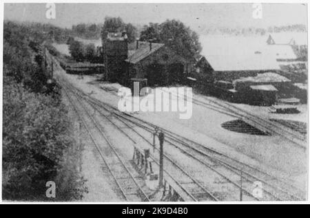 Photo over Arvika Bangård eastern part. Stock Photo