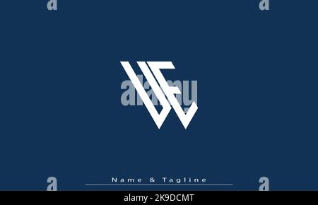 Alphabet letters Initials Monogram logo UE , EU Stock Vector