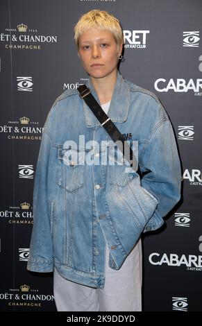 London, UK. 27th Oct, 2022. Emma D'Arcy attends the Gala Night performance of 'Cabaret At The Kit Kat Club' London England UK on the 27th October 2022. Photo by Gary Mitchell Credit: Gary Mitchell, GMP Media/Alamy Live News