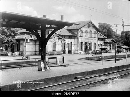 Angelholm Central Station Stock Photo