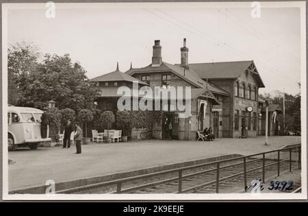 Central station in Ängelholm. Stock Photo