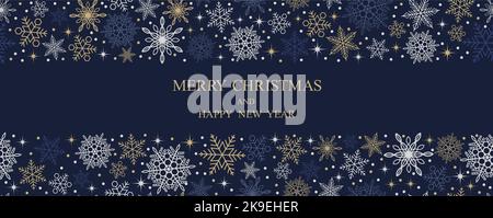 Vector Flat Background Illustration With Christmas Balls And Text Space. Stock Vector