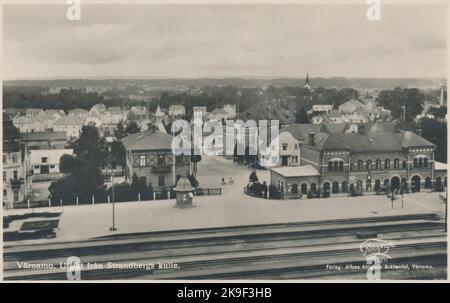The yard at Alvesta Railway Station Stock Photo Alamy