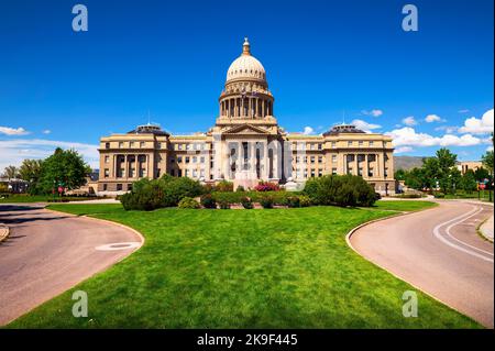 Idaho State Capitol in Boise, ID Stock Photo