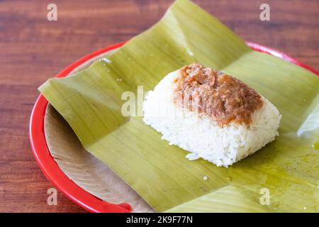 Popular Filipino food called pater which is rice topped with meat and ...