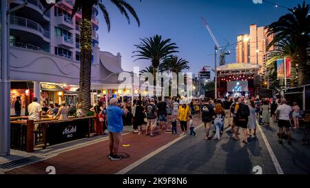 Gold Coast, Queensland, Australia - Groundwater country music festival on the streets of Broadbeach Stock Photo