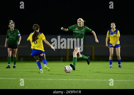 Barry, Wales. 27th Oct, 2022. Elin Jones of Aberystwyth Town FC  - Mandatory by-line: Ashley Crowden  - 27/10/2022 - FOOTBALL - Jenner Park Stadium - Barry, Wales - Barry Town United Women vs Aberystwyth Town Women’s FC - Genero Adran Premier Phase 1 22/23 Credit: Ashley Crowden/Alamy Live News Stock Photo