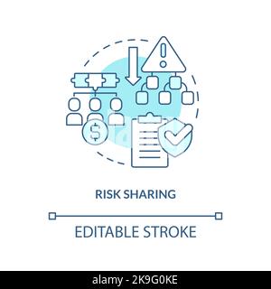 Collective risk sharing concept icon Stock Vector Image & Art - Alamy