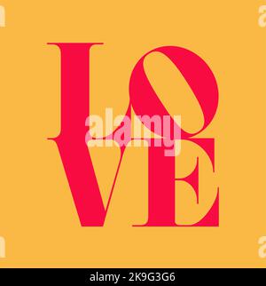 Love Text Design Vector Stock Vector