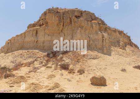 Dune mountain on the site of a dried-up lake Stock Photo