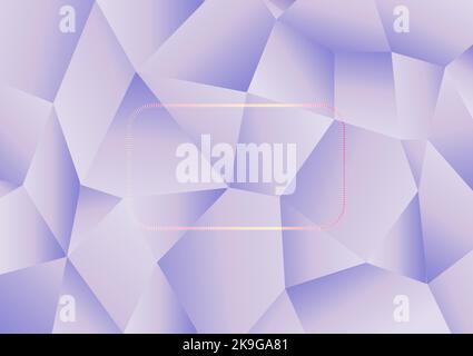 Abstract background violet pastel polygon texture fractal backdrop wallpaper graphic design template vector illustration Stock Vector