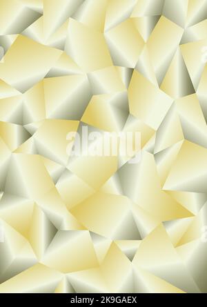 Abstract background gold surface material reflection backdrop wallpaper template art graphic design vector illustration Stock Vector