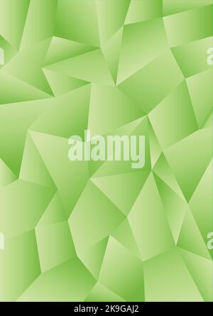 Abstract background beautiful green prism polygon texture web backdrop wallpaper art graphic design vector illustration Stock Vector