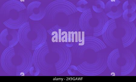 Abstract purple background with half circle. Luxury blue abstract background for design, wallpaper, desktop, web templet Stock Vector