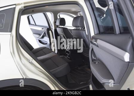 BMW X4 2015 car exterior interior view front back side view inside cockpit indoor no people Stock Photo