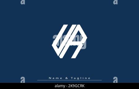 Alphabet letters Initials Monogram logo UR , RU Stock Vector