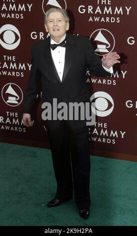 File photo dated 13/02/05 of Jerry Lee Lewis at the 47th Annual Grammy Awards, Staples Center, Los Angeles, USA. Mr Lee Lewis has died aged 87, his publicist said. Issue date: Friday October 28, 2022. Stock Photo