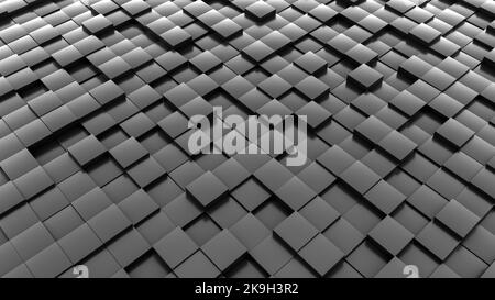 a futuristic background image with cubes (3d rendering) Stock Photo