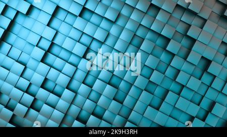 a futuristic background image with cubes (3d rendering) Stock Photo
