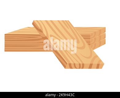 OSB Oriented strand board vector illustration isolated on white background Stock Vector