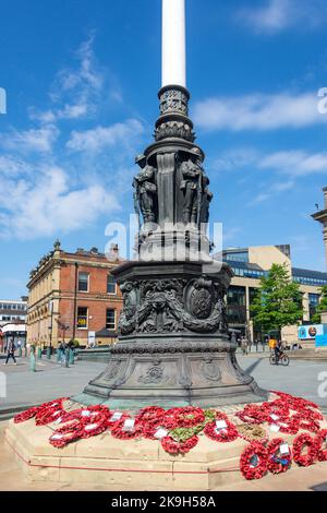 The Cenotaph, Barker's Pool, Sheffield, South Yorkshire, England, United Kingdom Stock Photo