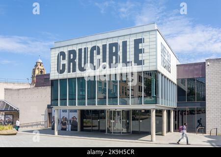 Crucible Theatre, Norfolk Street, Sheffield, South Yorkshire, England, United Kingdom Stock Photo