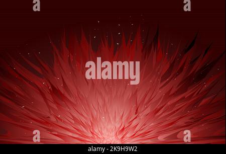 3D modern gradient Magic Flower abstract background.  Stock Vector