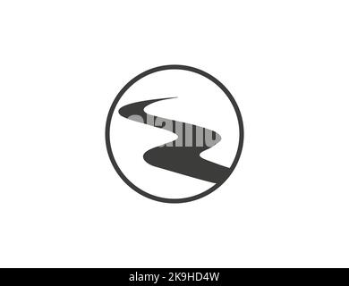 Nature, river icon. Vector illustration. Stock Vector
