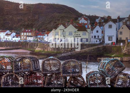 Staithes, North Yorkshire, England, United Kingdom Stock Photo