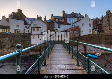 Staithes, North Yorkshire, England, United Kingdom Stock Photo