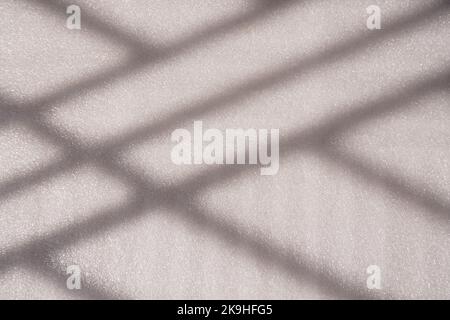 shadow of the leaves on a white wall Stock Photo