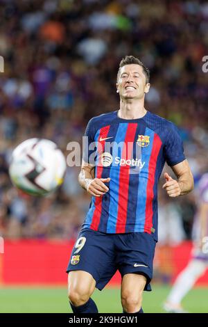 Robert LEWANDOWSKI of Barcelona during the Spanish championship La Liga football match between