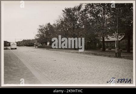 Bus stop at Ängelholm Central Station. Stock Photo