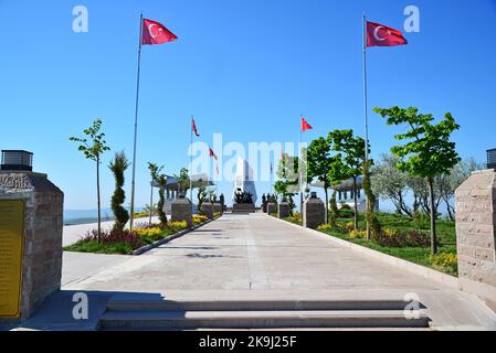 Duatepe Monument and National Park is located in Ankara's Polatli ...