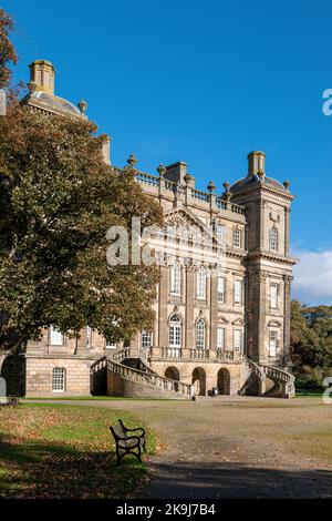 16 October 2022. Banff, Aberdeenshire, Scotland. This is Duff House a Georgian Estate House in Banff and old Banffshire, Scotland. Stock Photo