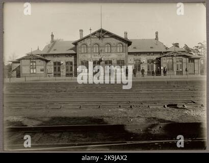 Central station in Ängelholm. Stock Photo