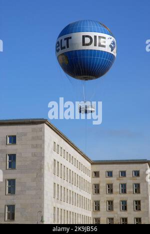 Die Wert balloon, Berlin, Germany. Stock Photo